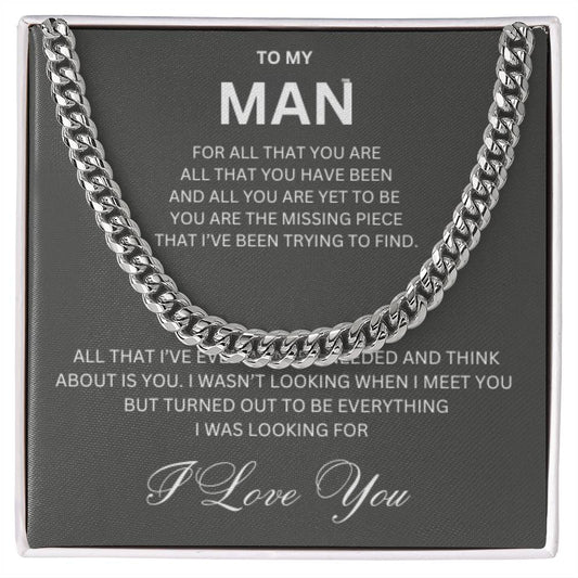 TO MY MAN